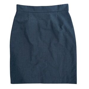 Antonio Melani Navy Blue‎ Classic Office Career Knee Length Pencil Skirt Size 8